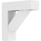 Ekena Millwork Standard Traditional Architectural Grade PVC Bracket with Block Ends, 5"W x 18"D x 18"H BKTP05X18X18TRA05 - alternate 1